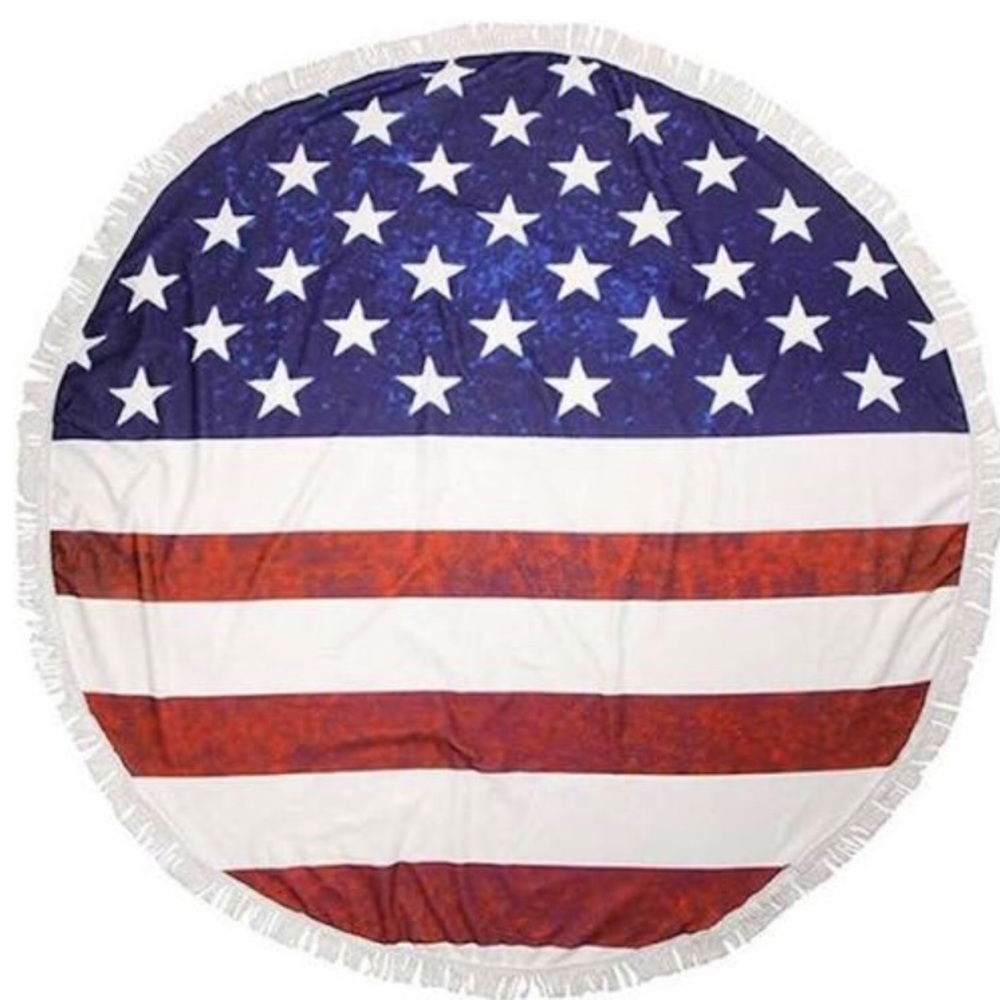 Large 60” Circle Microfiber Towel—USA